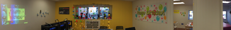 3D Printing Birthday Party Room