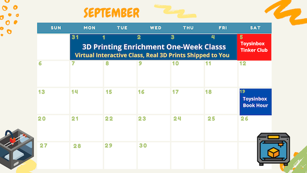 3D Printing Virtual Enrichment Classes